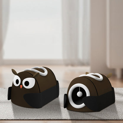 Contemporary Creative Owl Oxford Fabric Rabbit Plush Cat Bed For Bedroom