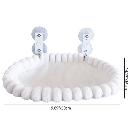 Modern Minimalist Square Oval Nylon Fiber Steel Velvet Pet Bed Cat Bed Hammock for Bedroom