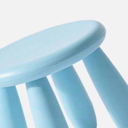 Modern Minimalist Cylindrical Kid PP Low Stool Backless Armless For Living Room