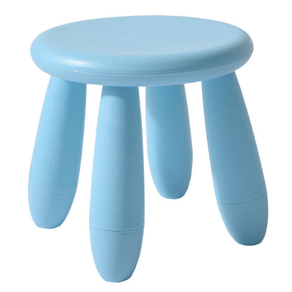 Modern Minimalist Cylindrical Kid PP Low Stool Backless Armless For Living Room