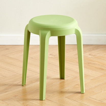 Modern Minimalist Cylindrical LHFPP Dining Chair Backless Armless For Dining Room & Kitchen