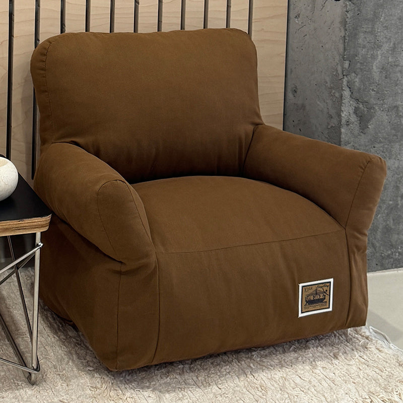 Modern Minimalist Rectangular Fabric PP Cotton Cat Bed Pet Accent Chair Backrest Armrest For Living Room