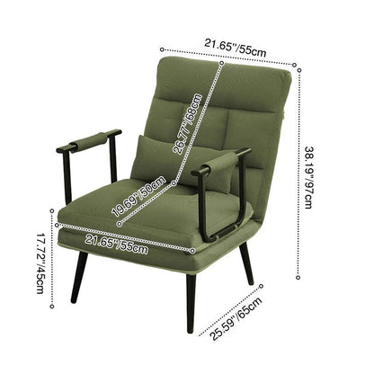 Modern Minimalist Rectangular Breathable Mesh Fabric Steel Foldable Desk Chair Backrest Armrest For Home Office