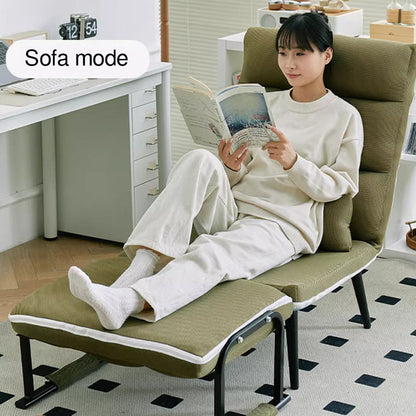 Modern Minimalist Rectangular Breathable Mesh Fabric Steel Foldable Desk Chair Backrest Armrest For Home Office