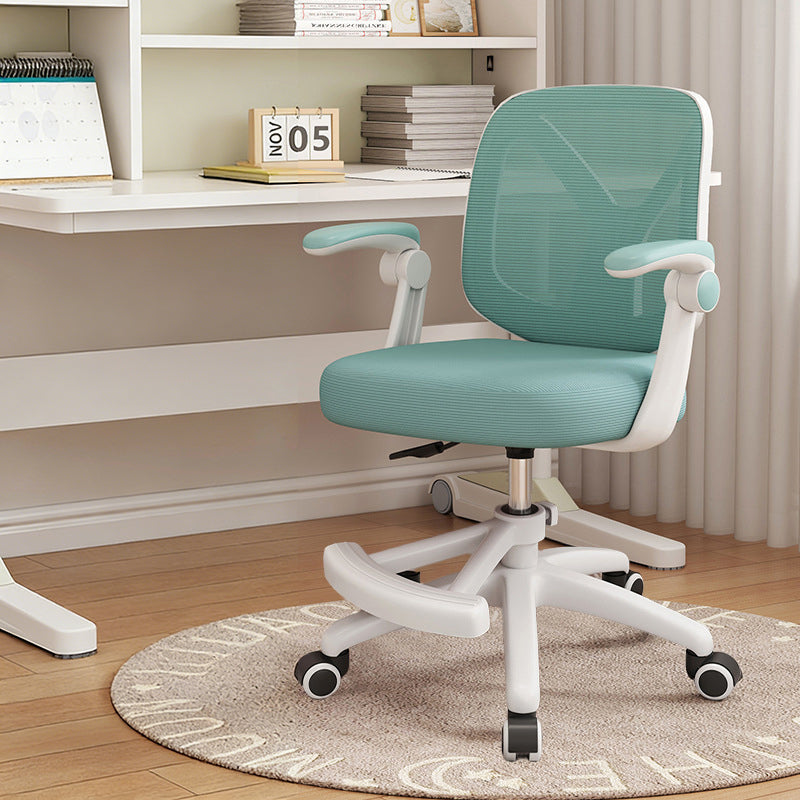 Modern Minimalist Rectangular Y-Shaped Mesh Fabric PP Iron Desk Chair Backrest Armrest For Home Office