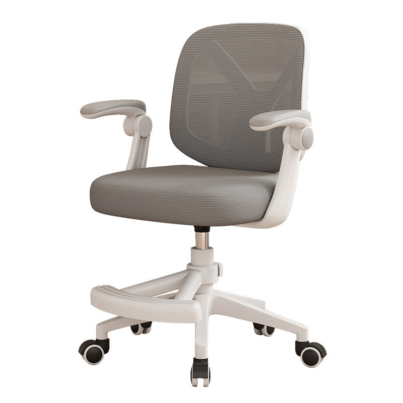 Modern Minimalist Rectangular Y-Shaped Mesh Fabric PP Iron Desk Chair Backrest Armrest For Home Office