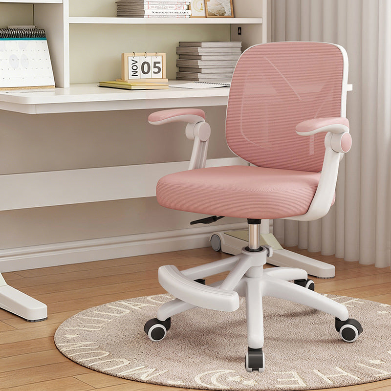 Modern Minimalist Rectangular Y-Shaped Mesh Fabric PP Iron Desk Chair Backrest Armrest For Home Office