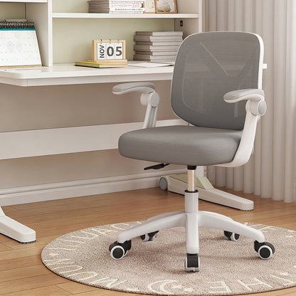 Modern Minimalist Rectangular Y-Shaped Mesh Fabric PP Iron Desk Chair Backrest Armrest For Home Office