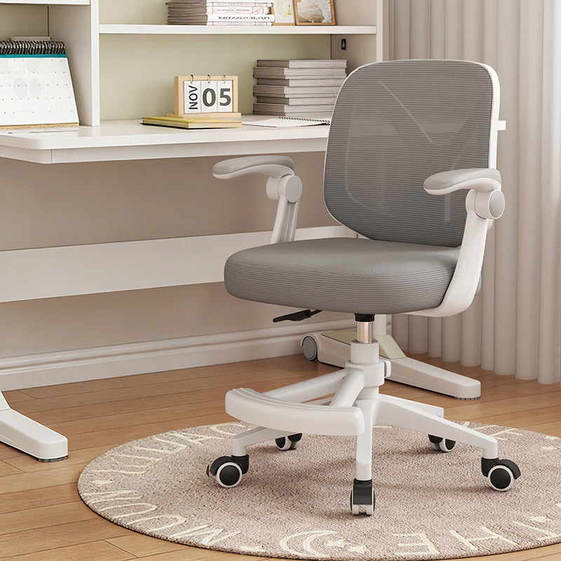 Modern Minimalist Rectangular Y-Shaped Mesh Fabric PP Iron Desk Chair Backrest Armrest For Home Office