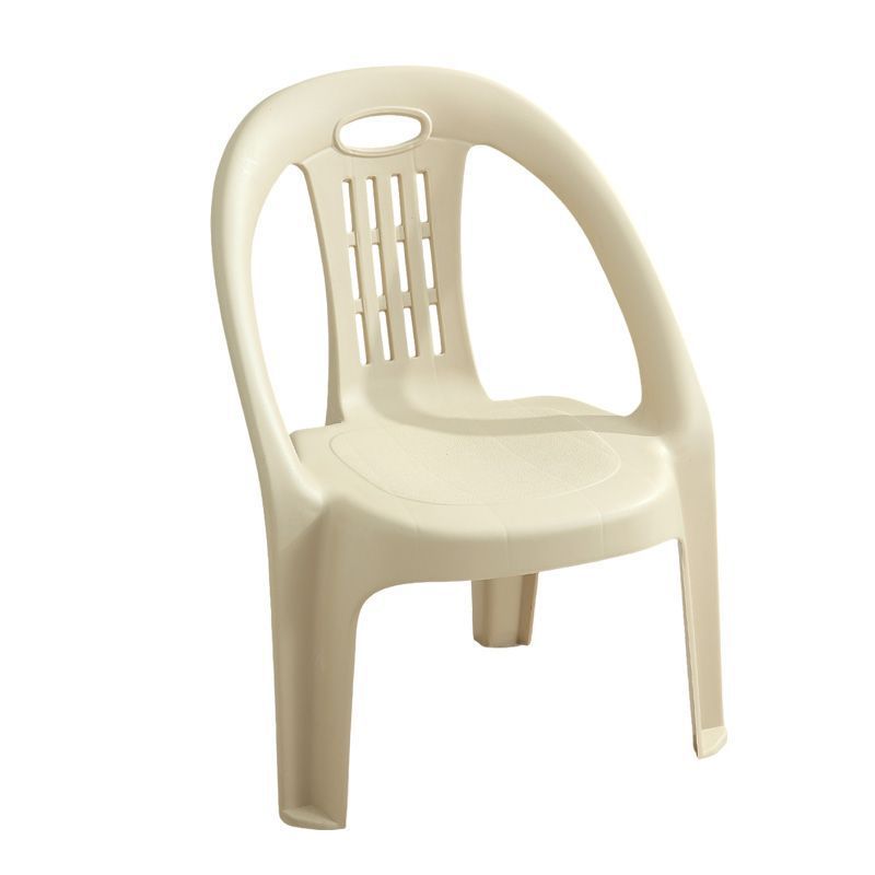 Modern Minimalist Curved Kids PP Stackable Low Stool Backrest Armless For Living Room