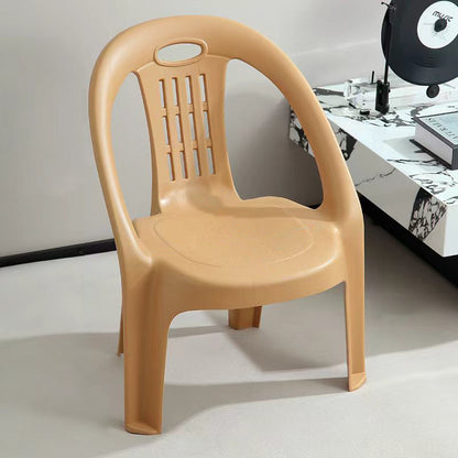 Modern Minimalist Curved Kids PP Stackable Low Stool Backrest Armless For Living Room