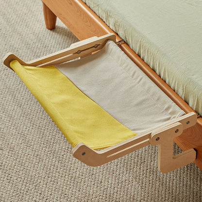 Modern Minimalist Rectangular Multi-Layer Plywood Cotton Linen Stainless Steel Hanging Cat Bed 2-Leg For Bedroom
