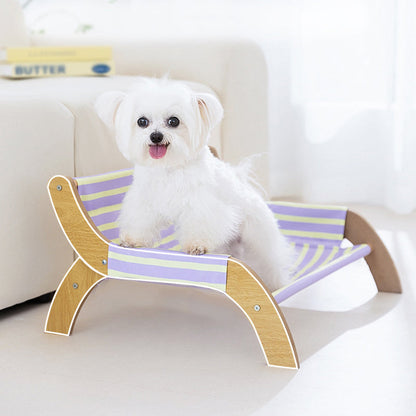 Modern Minimalist Rectangular Medium Density Fiberboard Canvas Dog Cat Bed Backrest Armrest For Bedroom