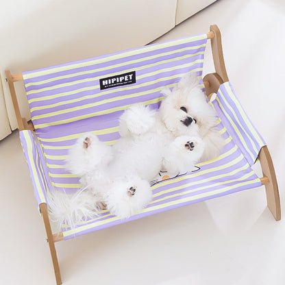 Modern Minimalist Rectangular Medium Density Fiberboard Canvas Dog Cat Bed Backrest Armrest For Bedroom
