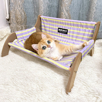 Modern Minimalist Rectangular Medium Density Fiberboard Canvas Dog Cat Bed Backrest Armrest For Bedroom