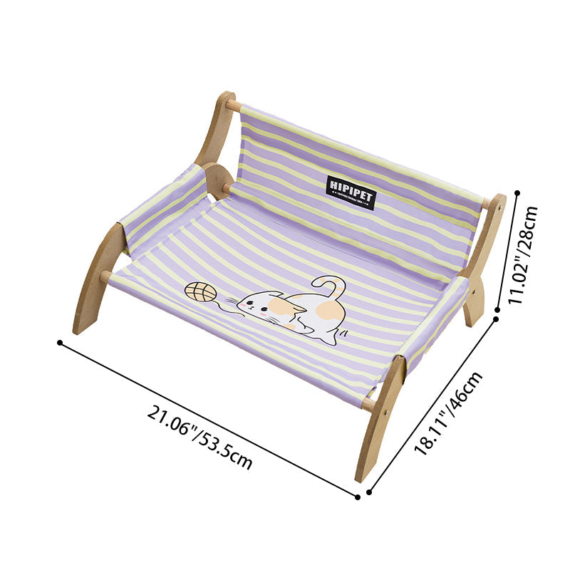 Modern Minimalist Rectangular Medium Density Fiberboard Canvas Dog Cat Bed Backrest Armrest For Bedroom