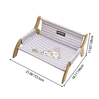 Modern Minimalist Rectangular Medium Density Fiberboard Canvas Dog Cat Bed Backrest Armrest For Bedroom