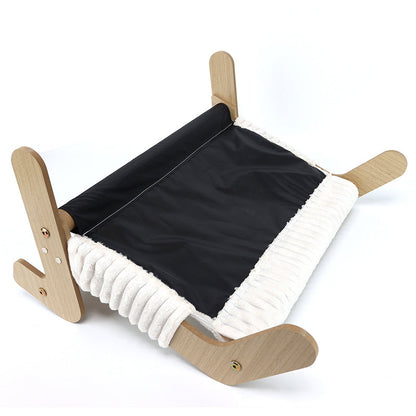 Modern Minimalist Rectangular High Density Fiberboard Velvet Cat Bed Backrest Armrest For Bedroom