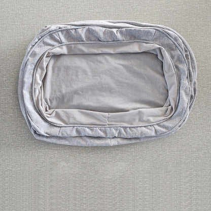 Modern Minimalist Oval Cylindrical Velvet Cotton-Linen Anti-Slip Dotted Fabric Cat Bed & Dog Bed For Bedroom