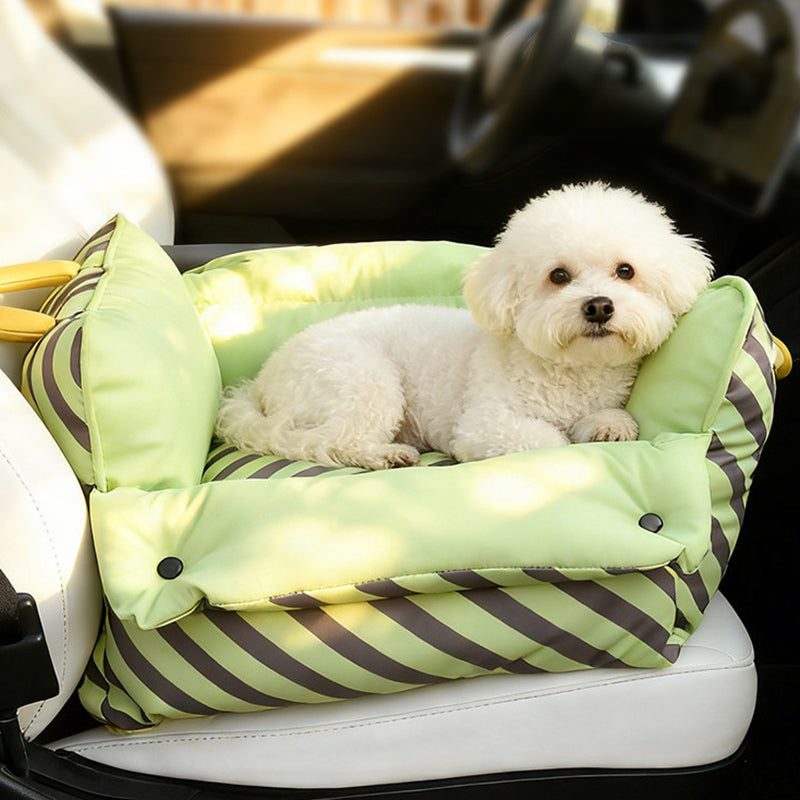 Contemporary Creative Rectangular Nylon-Woven Iron Oxford Fabric Anti-Slip Dotted Fabric Car Cat Bed Dog Bed For Bedroom