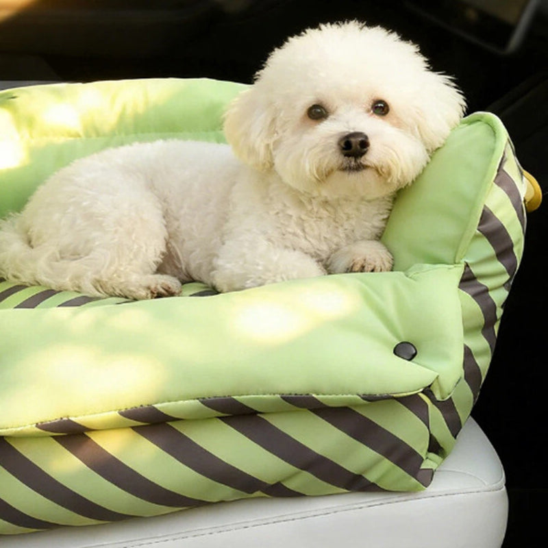 Contemporary Creative Rectangular Nylon-Woven Iron Oxford Fabric Anti-Slip Dotted Fabric Car Cat Bed Dog Bed For Bedroom