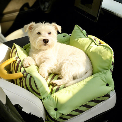 Contemporary Creative Rectangular Nylon-Woven Iron Oxford Fabric Anti-Slip Dotted Fabric Car Cat Bed Dog Bed For Bedroom