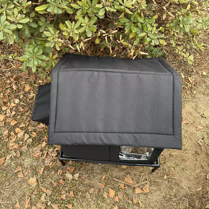 Modern Minimalist Rectangular Waterproof House Oxford Fabric Aluminum Foil Plastic Outdoor Cat Bed Dog Bed For Garden