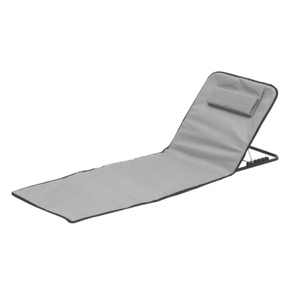 Modern Minimalist Rectangular Oxford Fabric Steel Tube ABS Outdoor Folding Beach Chair Recliner Backrest For Outdoor