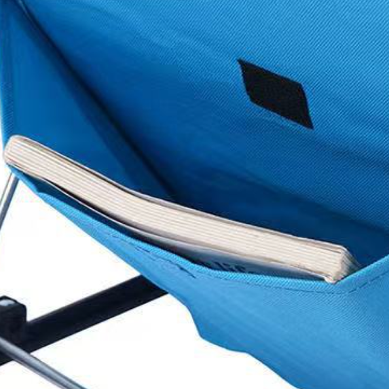 Modern Minimalist Rectangular Oxford Fabric Steel Tube ABS Outdoor Folding Beach Chair Recliner Backrest For Outdoor