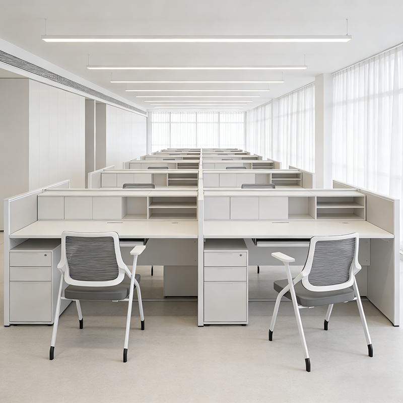 Modern Folding Ergonomic Mesh Desk Chair - Rectangular Stackable Training Chair With Cushioned Seat & Adjustable Armrests Chair For Home Office