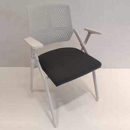 Modern Ergonomic Breathable Mesh Seat High Density Foam Meeting Chair - Rectangular Foldable Training Chair Space Saving Design For Home Office