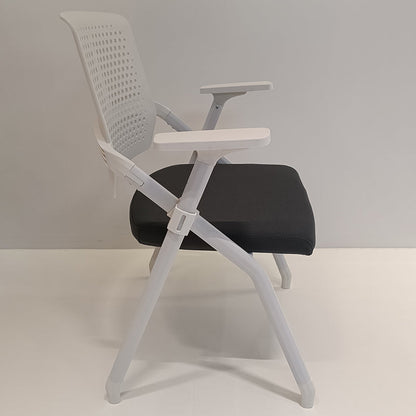 Modern Ergonomic Breathable Mesh Seat High Density Foam Meeting Chair - Rectangular Foldable Training Chair Space Saving Design For Home Office