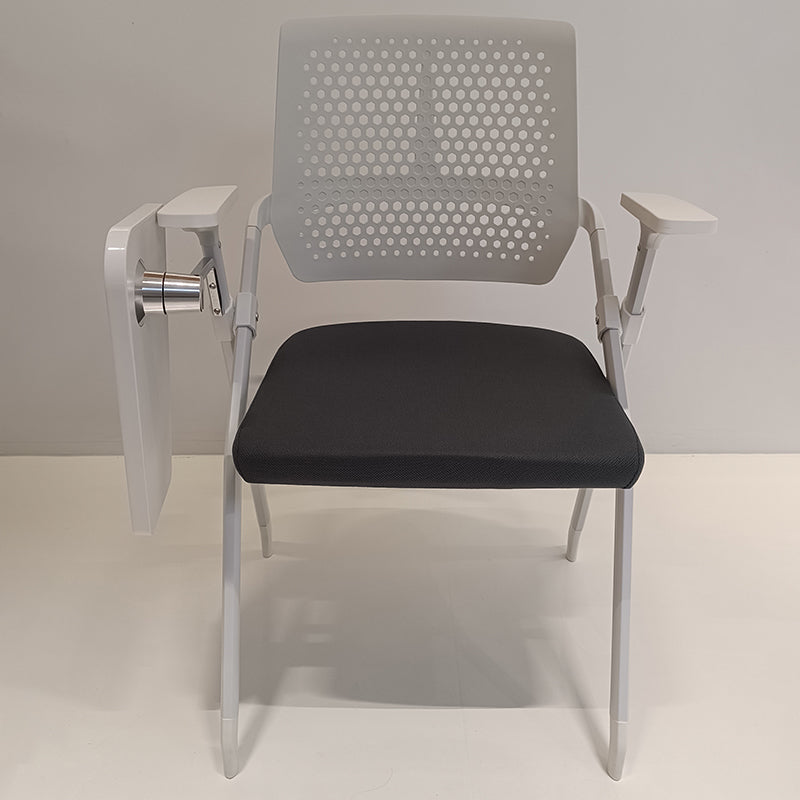 Modern Multi-Functional Space Saving Design Folding Office Chair - Rectangular Stackable Writing Board Desk Chair For Home Office