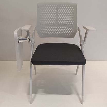 Modern Multi-Functional Space Saving Design Folding Office Chair - Rectangular Stackable Writing Board Desk Chair For Home Office