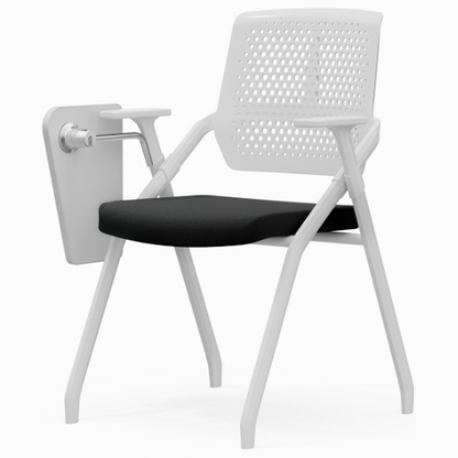 Modern Multi-Functional Space Saving Design Folding Office Chair - Rectangular Stackable Writing Board Desk Chair For Home Office