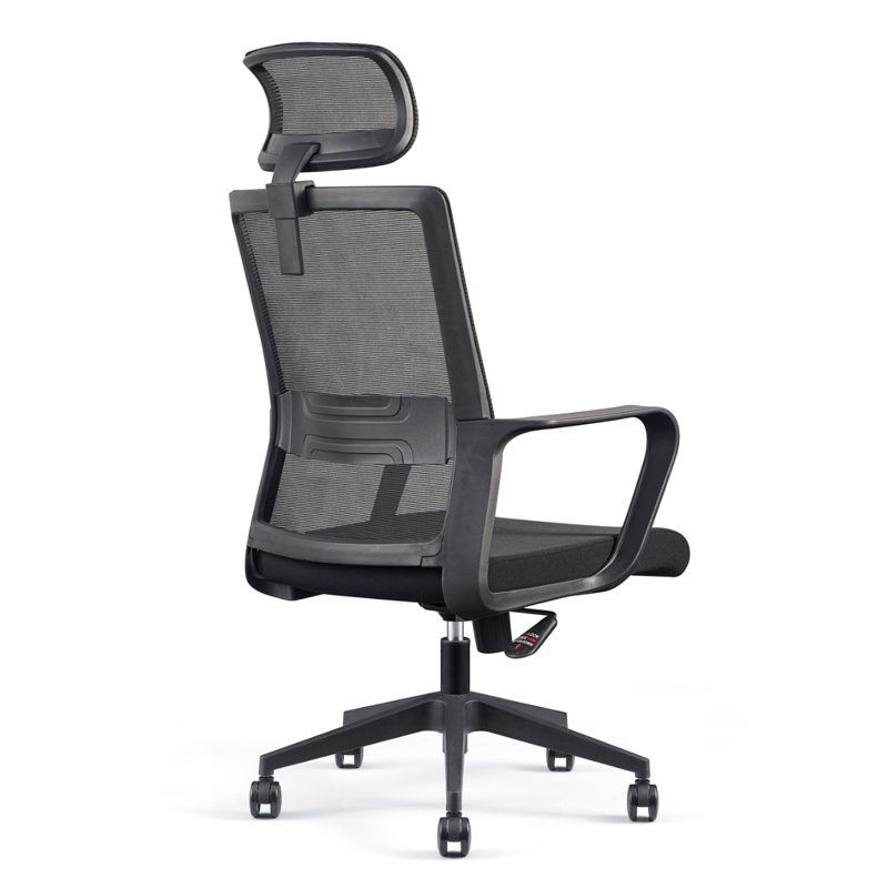 Modern Ergonomic High Back Breathable Mesh Office Chair - Rectangular Adjustable Headrest Desk Chair For Home Office