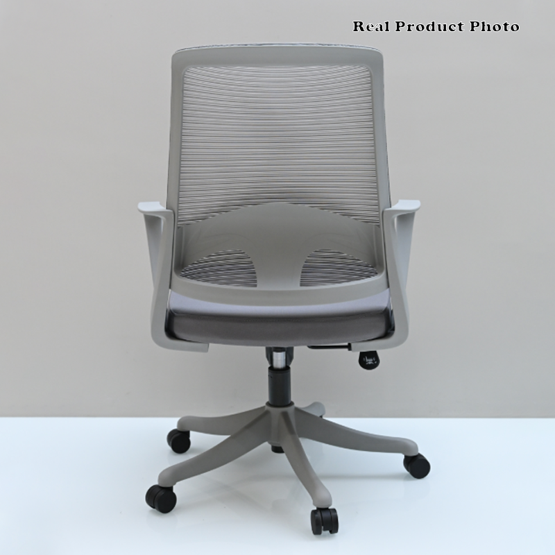 Modern Ergonomic High Density Foam Cushion Breathable Mesh Desk Chair - Rectangular Lumbar Support Mid Back Office Chair For Home Office