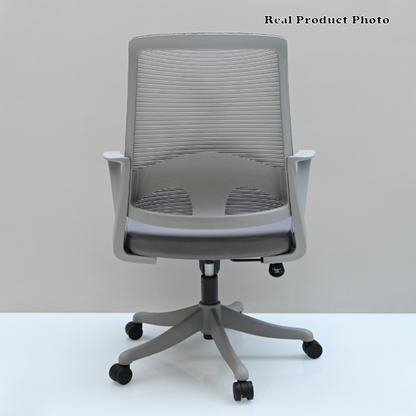 Modern Ergonomic High Density Foam Cushion Breathable Mesh Desk Chair - Rectangular Lumbar Support Mid Back Office Chair For Home Office