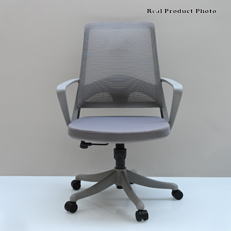 Modern Ergonomic High Density Foam Cushion Breathable Mesh Desk Chair - Rectangular Lumbar Support Mid Back Office Chair For Home Office