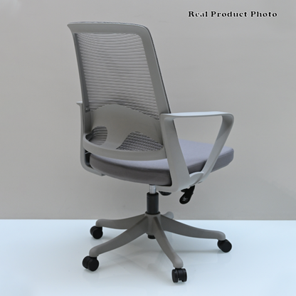 Modern Ergonomic High Density Foam Cushion Breathable Mesh Desk Chair - Rectangular Lumbar Support Mid Back Office Chair For Home Office