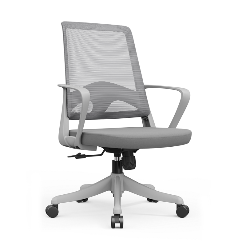 Modern Ergonomic High Density Foam Cushion Breathable Mesh Desk Chair - Rectangular Lumbar Support Mid Back Office Chair For Home Office