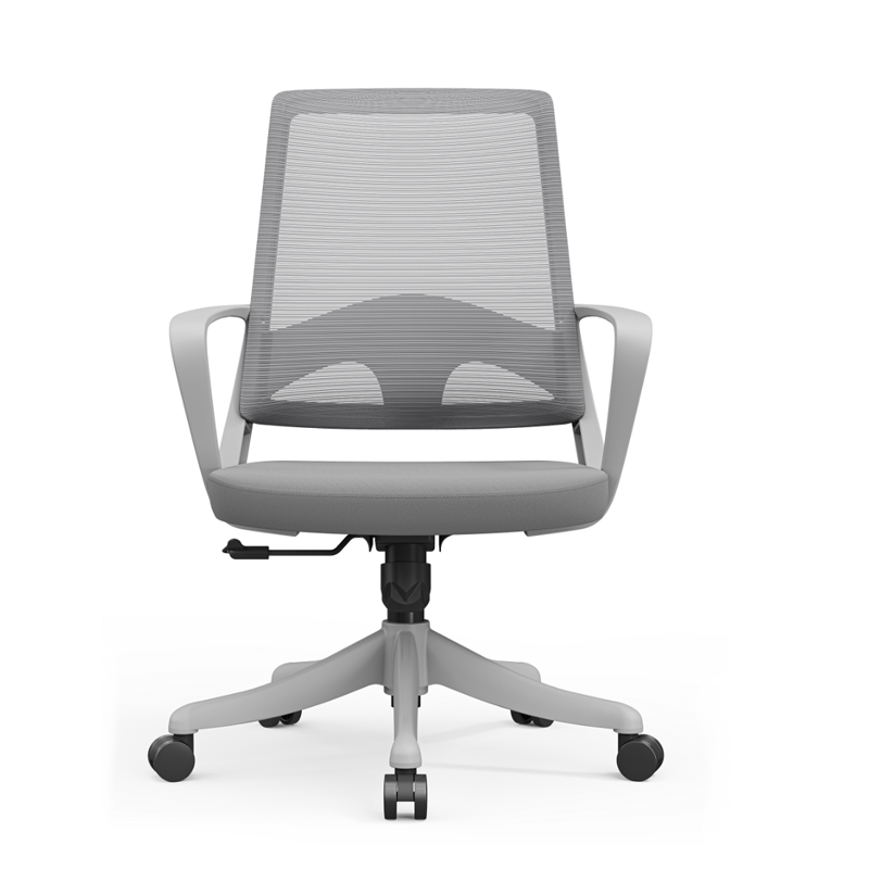 Modern Ergonomic High Density Foam Cushion Breathable Mesh Desk Chair - Rectangular Lumbar Support Mid Back Office Chair For Home Office