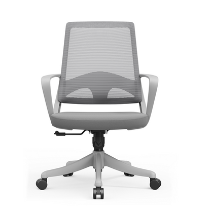 Modern Ergonomic High Density Foam Cushion Breathable Mesh Desk Chair - Rectangular Lumbar Support Mid Back Office Chair For Home Office