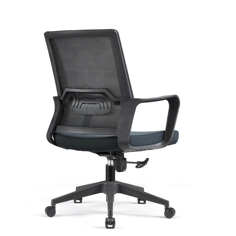 Modern Ergonomic Mid Back Mesh Office Chair - Rectangular Lumbar Support Reclining Tilt Desk Chair For Home Office