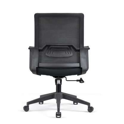 Modern Ergonomic Mid Back Mesh Office Chair - Rectangular Lumbar Support Reclining Tilt Desk Chair For Home Office