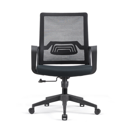 Modern Ergonomic Mid Back Mesh Office Chair - Rectangular Lumbar Support Reclining Tilt Desk Chair For Home Office