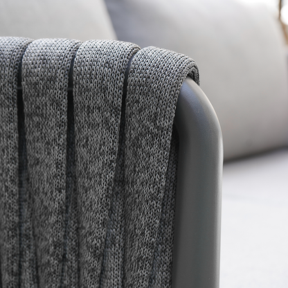 Modern Outdoor Garden Rope Sofa - 1/2/3 Seater For Balcony & Outdoor Patio