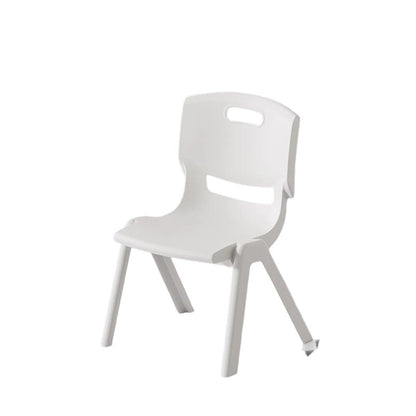Contemporary Scandinavian Square PP Stackable Backrest Kids Low Stool For Living Room