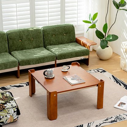 Traditional Vintage Square Vintage Green Plywood Iron Stainless Steel Fabric Backrest Armrest Sofa For Living Room