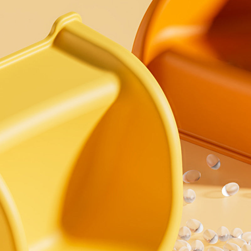 Contemporary Creative Round PP Stackable Backrest Armrest Kids Low Stool For Living Room & Bedroom